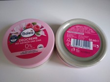 2 x Balea Deocreme mit Natron und Zink, je 50 ml, Duft Himbeeren und Magnolien