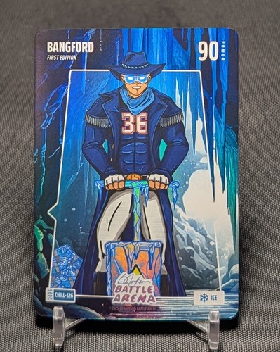 Wyatt Langford BANGFORD CHILL-126 Foil 2026 Bo Jackson Battle Arena Card Rangers