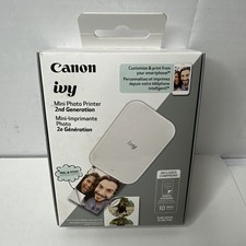 Canon Ivy 2 Mini Photo Printer - Pure White New In Box