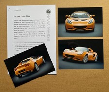 Lotus Elise Press Photographs + Press Release - 2011 Model Year