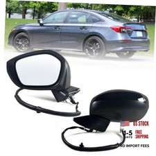 Left Driver Side Mirror Fits 2022-2026 HONDA CIVIC L-7Pins Crystal Black Pearl