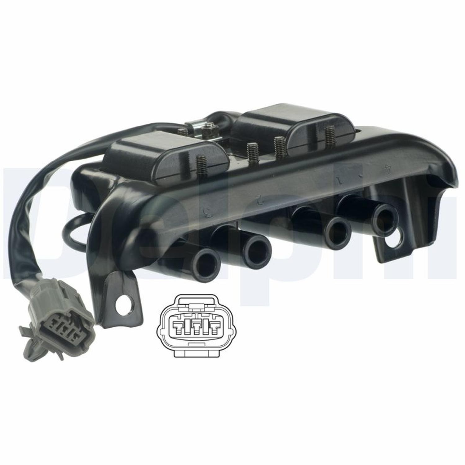 FOR MAZDA MITSUBISHI IGNITION COIL DELPHI GN10771-12B1