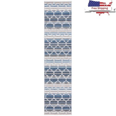 Cabana Outdoor Rug All-Weather Runner Easy-Care Durable Polypropylene Trellis US