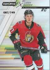 2020-21 Synergy Synergy FX Rookies #FXRJN Josh Norris /749 - NM-MT