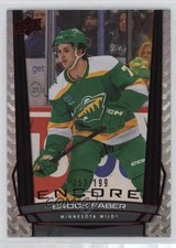 2025-26 Upper Deck Series 1 Encore Red 53/199 Brock Faber #E-60 f6d