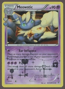 Pokemon XY Generations Meowstic Holo Rare #RC15/RC32