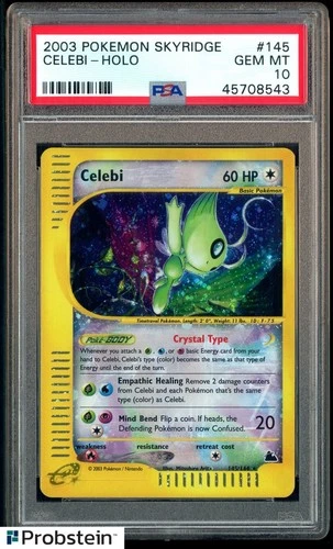 2003 Pokemon Skyridge #145 Celebi Holo PSA 10 GEM MINT
