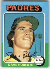 1975 Topps Dave Roberts #558 San Diego Padres