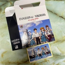 Evangelion 30° Anniv. Yokohama Harbor scatola e adesivo collab nuovo,