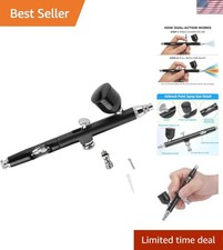 Versatile 0.3mm Dual Action Airbrush Kit - Perfect for Nails, Models Crafts