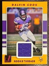 2017 Panini Donruss Rookie Threads RED #13 Dalvin Cook Minnesota Vikings 