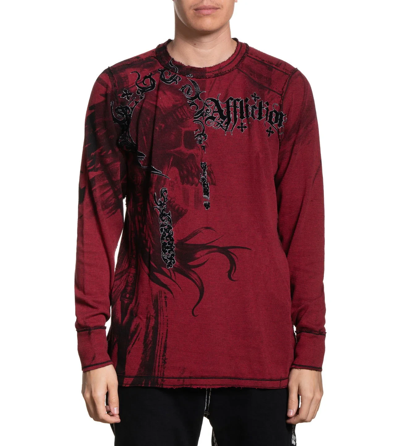 Affliction Men's Reversible Thermal Shirt Indian Chief
Opens in a new window or tab