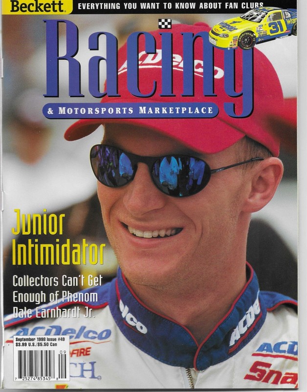 Beckett Racing & Motorsports Marketplace, September 1998 / Dale Earnhardt Jr.