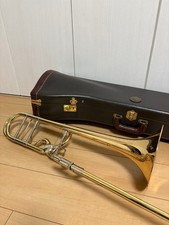BACH 42BOF GB 100th Anniversary Limited Trombone Gold Brass Bell w Case 155
