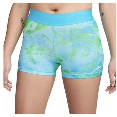 Nike Damen Pro Meta Morph 3'' Inch Shorts Baltic Blue (US XL)
