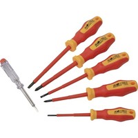 BrüDer Mannesmann Vde Schraubendreher-Set 6Teilig Schlitz, Kreuzschlitz Phil...