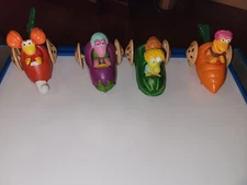 Lot Of 9 McDonalds Happy Meal 1988 Fraggle Rock Vegetable Cars Jim Henson Muppet