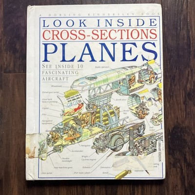 Look Inside Cross-Sections Planes Hardcover by Michael Johnstone Dorling Kinder 