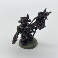 Warhammer 40k Plague Marine Icon Bearer Chaos Space Marine Games Workshop
