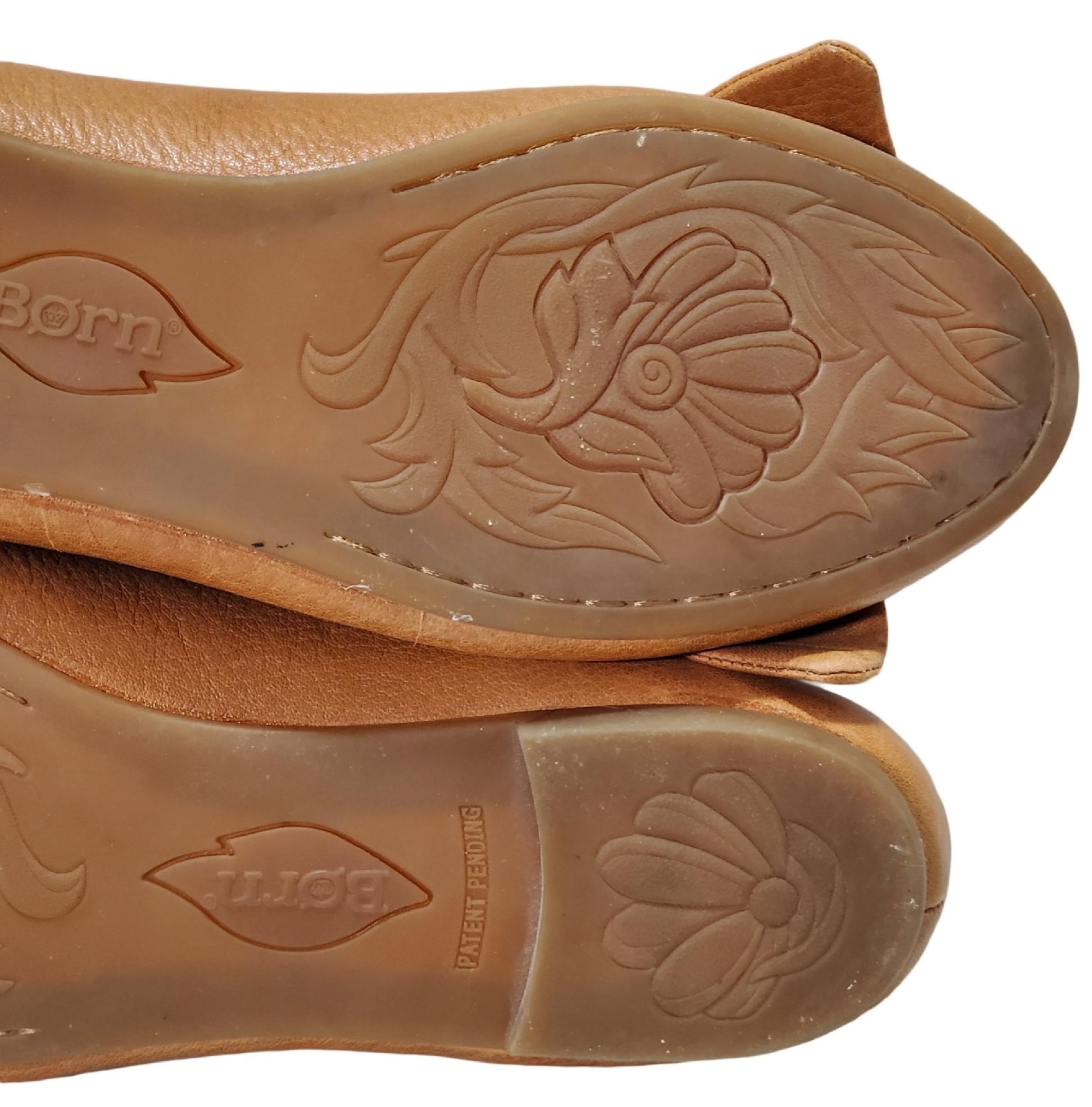 Born Handcrafted Footwear Woman’s Flat Shoes Brown Leather Size 7 M