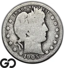 1905-O Barber Quarter, Tough New Orleans Mint Issue