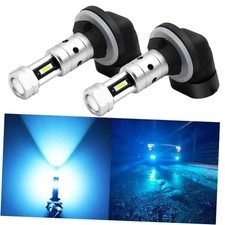 881 Blue LED Fog Light Bulbs, 3800 Lumens Super Bright 886 894 896 Ice Blue