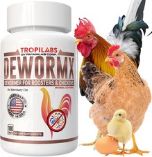 Desparasitante Natural Aves 100 Tab Vitaminas Gallos Gallinas Pollitos USA