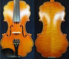 Pretty Baroque Violin Full size 4/4, Pearl shell inlaid Purfling.Petal shape