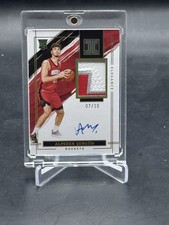 2021 Panini Impeccable Allergen Sengun Rookie Gold Logo Patch Auto /10 Rockets