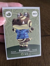 Animal Crossing Series 5 Amiibo Card Roswell 447 NFC Scan, Pack Fresh