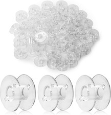 Bobbins - 50 Pack Plastic Bobbins for Sewing Machines Brother  Singer 