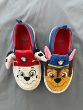 Nickelodeon Paw Patrol Marshall and Chase Toddler Slip-On Shoes
