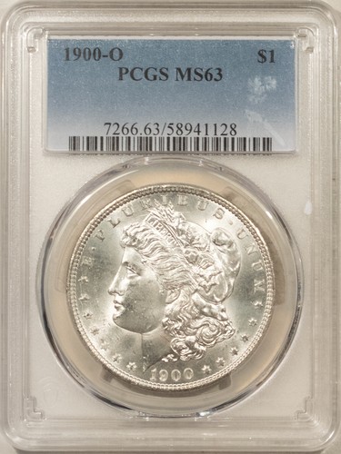 1900-O $1 MORGAN DOLLAR - PCGS MS-63 BLAST WHITE!
