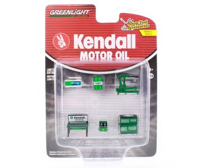 GREEN MACHINE Shop Tool Accessories Series 3, Kendall Motor Oil - Greenlight