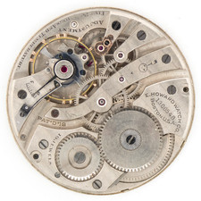 E. Howard Series 6 Model 1912 12-Size 19-Jewel Antique Pocket Watch Movement