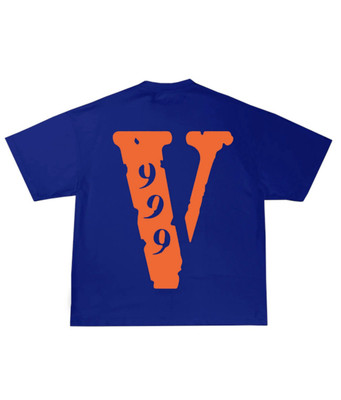 NEW Juice Wrld x Vlone 999 Tee Blue Size M 100% AUTHENTIC