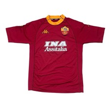 Vintage AS Roma KAPPA Men's Football Soccer Jersey Made in Italy Size L