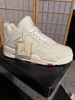 3 DAY DELIVERY Air Jordan 4 Retro Blank Canvas Men s Size 10