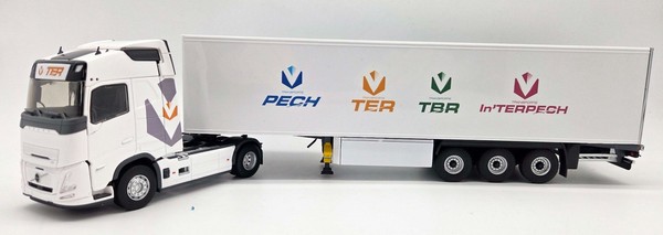 Eligor, Volvo Fh Aero 4X2 Mit 3-Achsigem Ter-AnhäNger, 1/43, ELI118614-image
