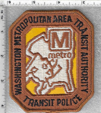 Washington D.C. Metropolitan Area T.A. Police  Shoulder Patch