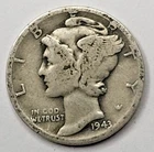 1943D Mercury Dime-Detailed images of actual coin-LOW STARTING BID!!🔥🔥🔥🔥#123