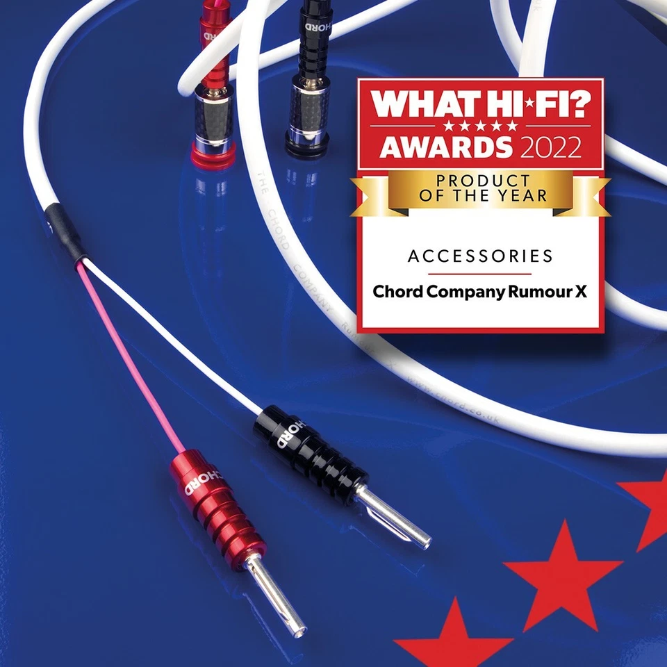 Chord Rumour X Speaker Cable A Pair Terminated Chord Ohmic Plugs - Image 2 of 4