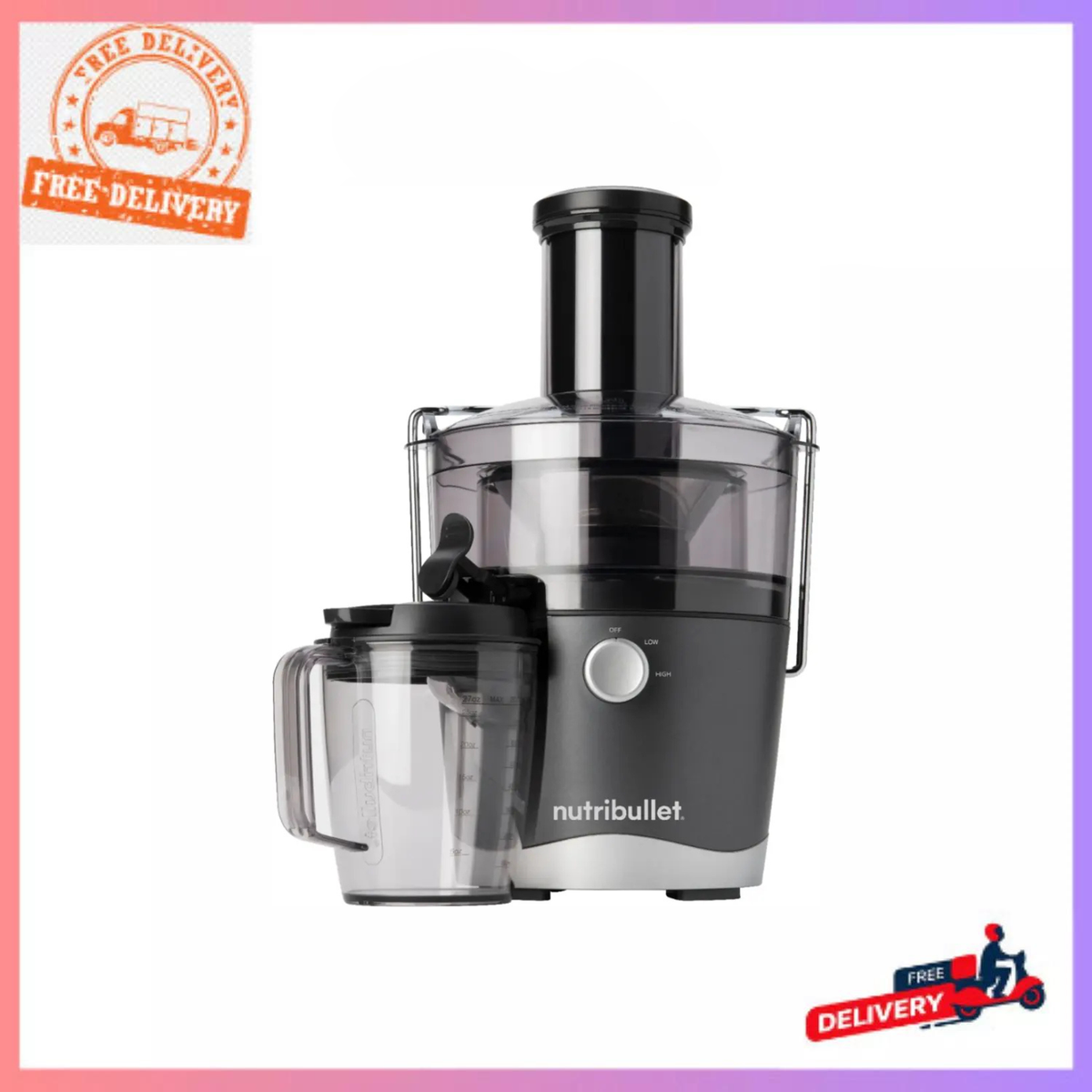 NutriBullet Centrifugal Juicer NBJ50100 Gray