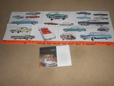 1960 BUICK BROCHURE / '60 LESABRE INVICTA ELECTRA / BIG  11 x 31 POSTER CATALOG