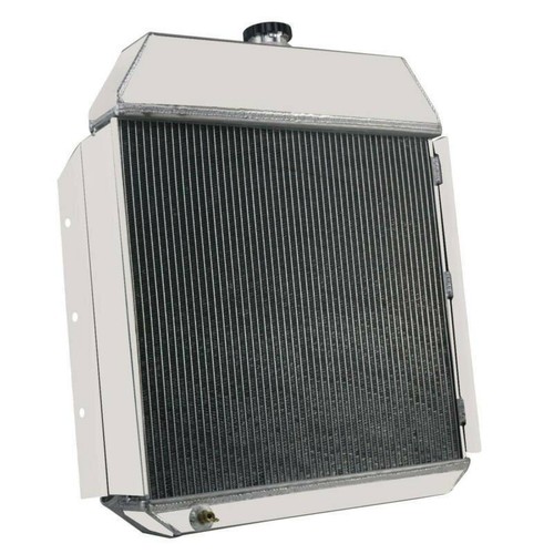 4 Row Aluminum Radiator For 1941-1949 International KB1 KB2 KB3 K1 K2 K3 3.6L - Picture 9 of 15