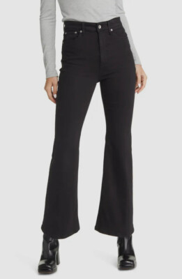 【関税込み】rag & bone ブラック Casey ジーンズ $198 Rag & Bone Women's Black Ankle Casey High Rise Denim