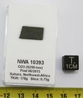 NWA 10393 Meteorite Slice In A Box - Carbonaceous C03 (0.75 Grams - 001)