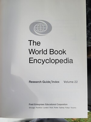 1974 World Book Encylopedia Set & Science 16 Missing | eBay