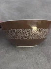 Vintage Pyrex Glass Mixing Bowl # 442 Woodland Brown Nesting Cinderella 1.5 L