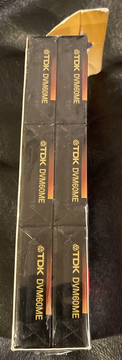 TDK DVM 60 Mini DV Digital Video Cassette Pack 6 NEW Sealed NIB